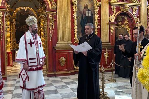 Глава УГКЦ привітав екзарха Константинопольського Патріарха в Україні з 50-річчям