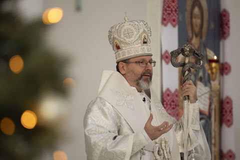 From the Head of the UGCC: “Listening to the story of Herod, the murderer, we see the story of millions of Ukrainian women who have to flee their homes”