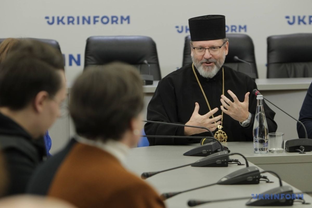 «Я не вірю, що може бути правда, яка зашкодить», — Глава УГКЦ на зустрічі з журналістами «Укрінформу»