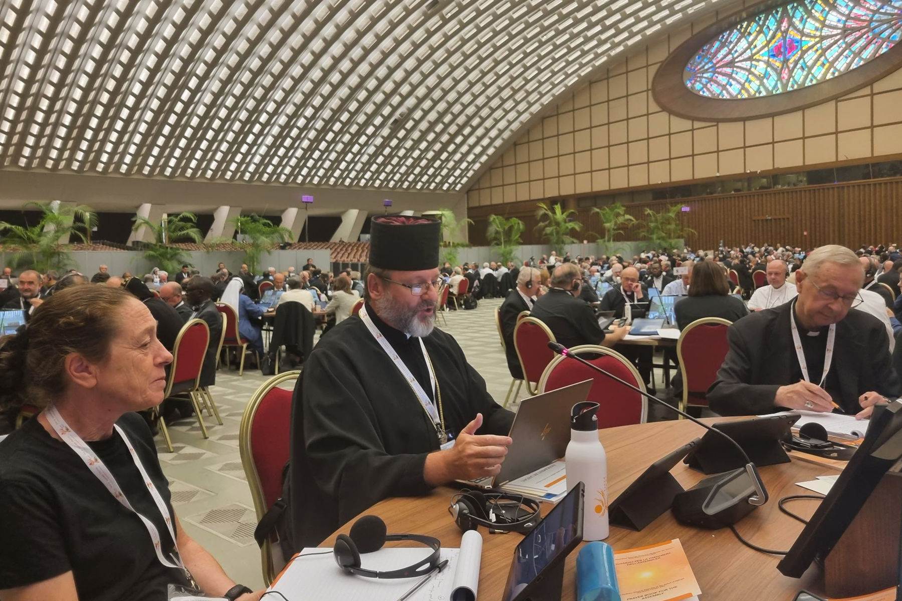 The Head of the UGCC speaks about forced migrants from Ukraine at the Pontifical Synod