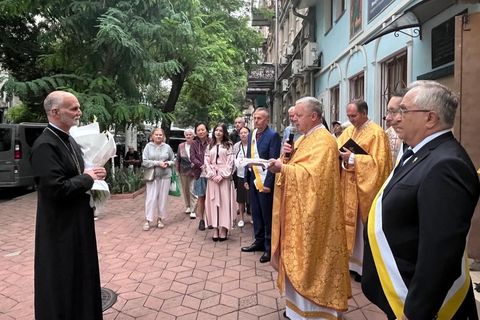 Metropolitan Borys Gudziak Visits Odesa