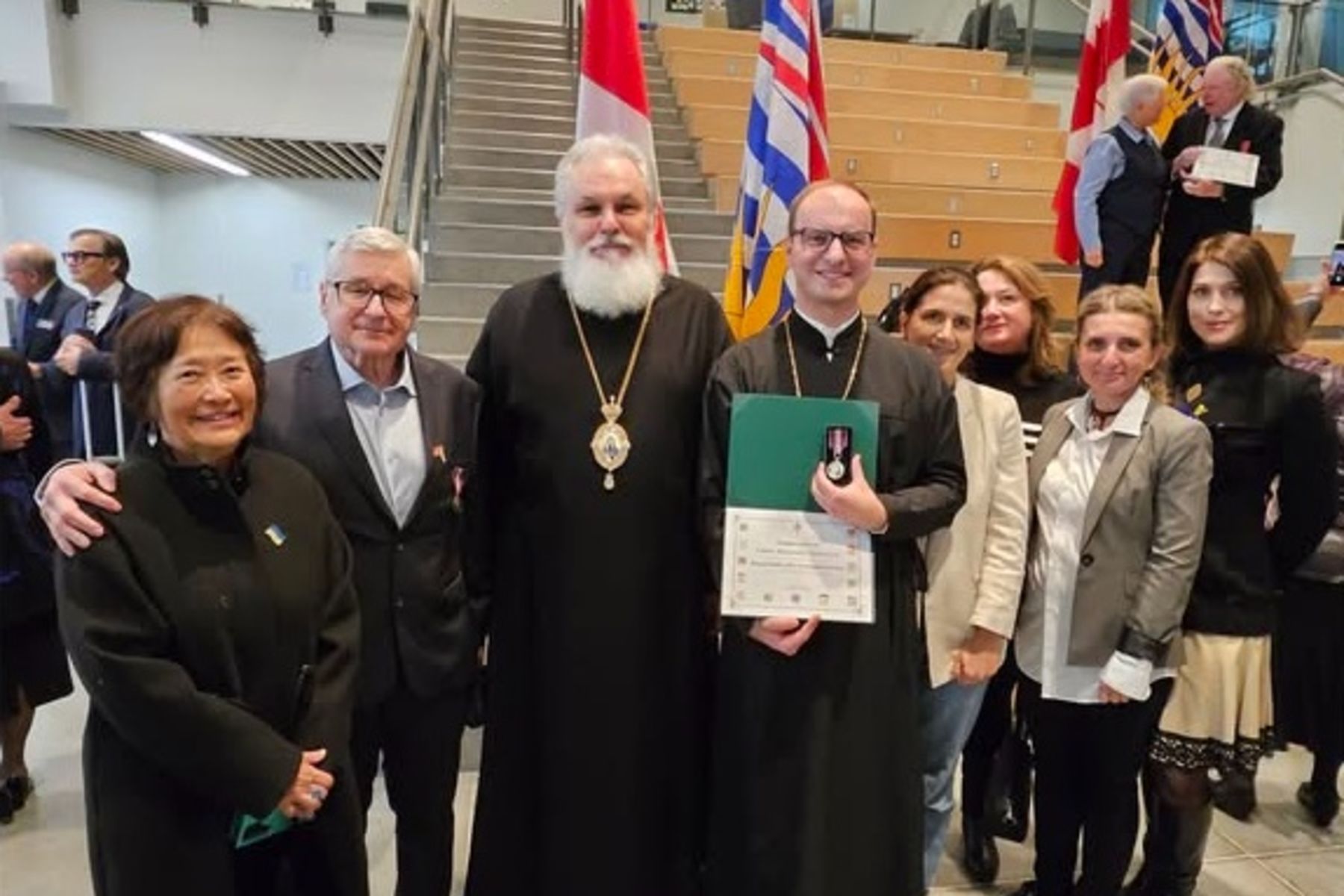 Vicar General Rev. Mykhailo Ozorovych Receives King Charles III Medal