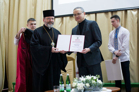 Блаженніший Святослав одержав звання почесного професора Тернопільського медуніверситету: «Це не для мене, а для нашої Церкви»