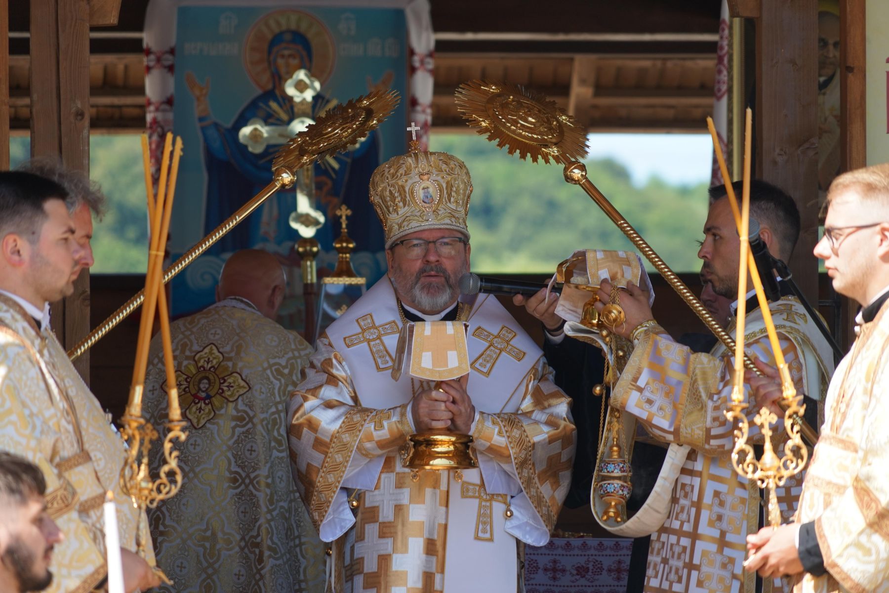 Глава УГКЦ у Страдчі: Ми відчуваємо, як Христос страждає стражданнями України