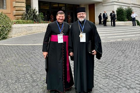 Блаженніший Святослав бере участь у зустрічі з Папою Левом XIV, приуроченій 10-річчю «Amoris laetitia»