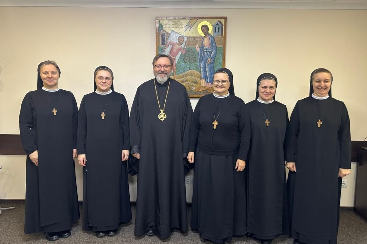 Глава УГКЦ зустрівся з новообраною настоятелькою Згромадження сестер Пресвятої родини