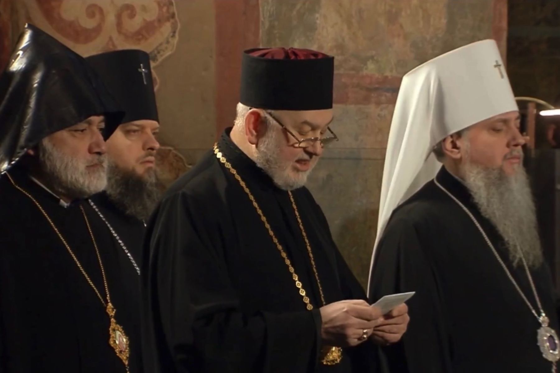 У 4-ту річницю початку повномасштабної війни у Софії Київській відбулася молитва за Україну