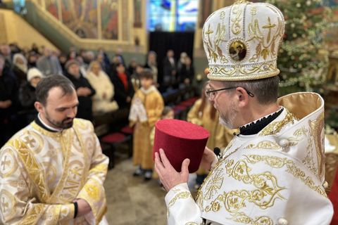 Вперше в Апостольському екзархаті в Німеччині та країнах Скандинавії відбувся Чин поставлення у протодиякони