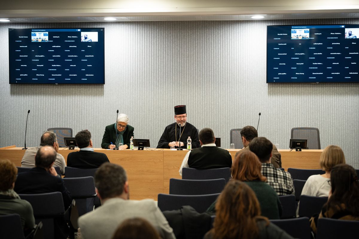 Блаженніший Святослав зустрівся із журналістами Дикастерії у справах комунікацій у Ватикані