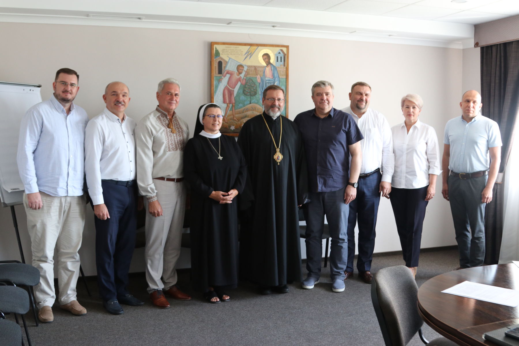 “We are forming a nucleus that can lead others”: Head of UGCC and delegation of the Ukrainian Church of Christians of Evangelical Faith discuss healing wounds of war