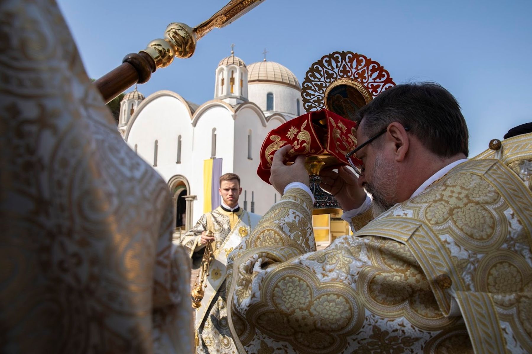 Блаженніший Святослав вніс мощі святого князя Володимира до собору Святої Софії в Римі