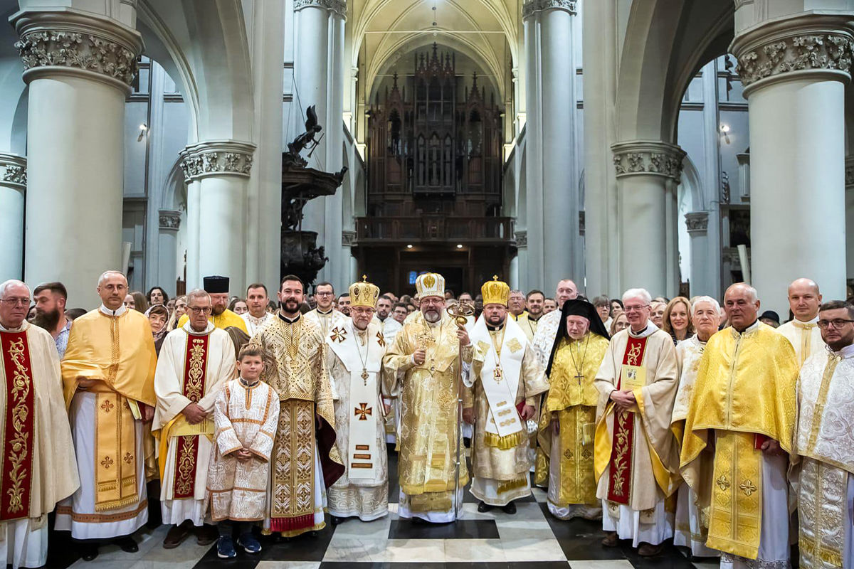 “Archangel Michael, fight for the army of sons and daughters of Ukraine” — His Beatitude Sviatoslav in Ghent