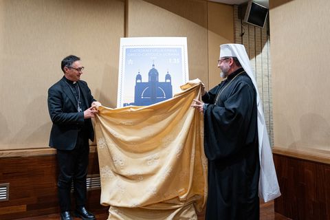 У Ватикані відбулося символічне погашення марки та презентація буклету, присвячених УГКЦ