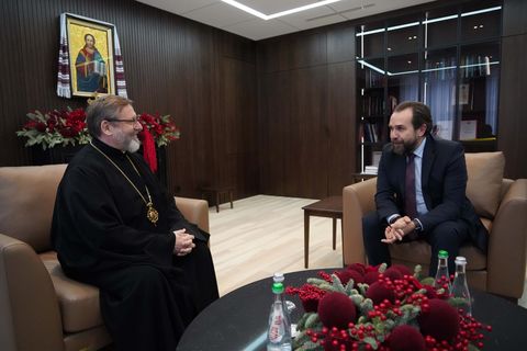 Глава УГКЦ зустрівся з Тимчасово повіреним Республіки Польща в Україні