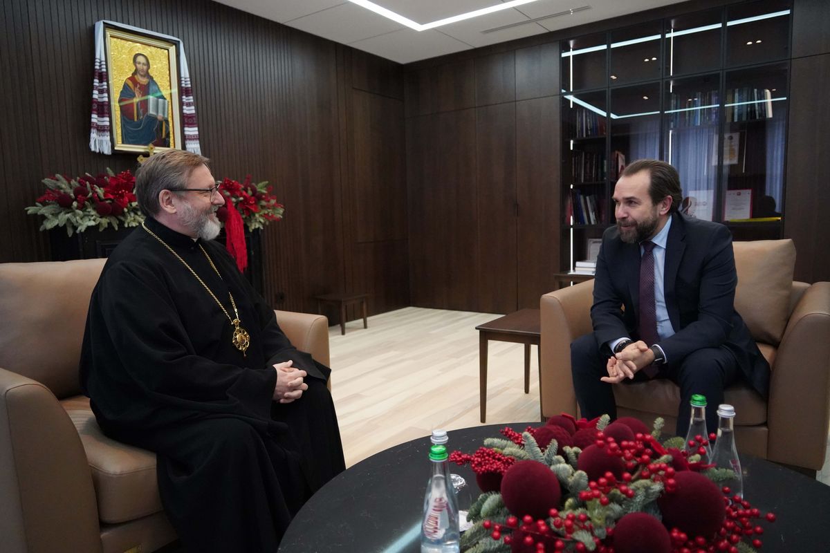 Глава УГКЦ зустрівся з Тимчасово повіреним Республіки Польща в Україні