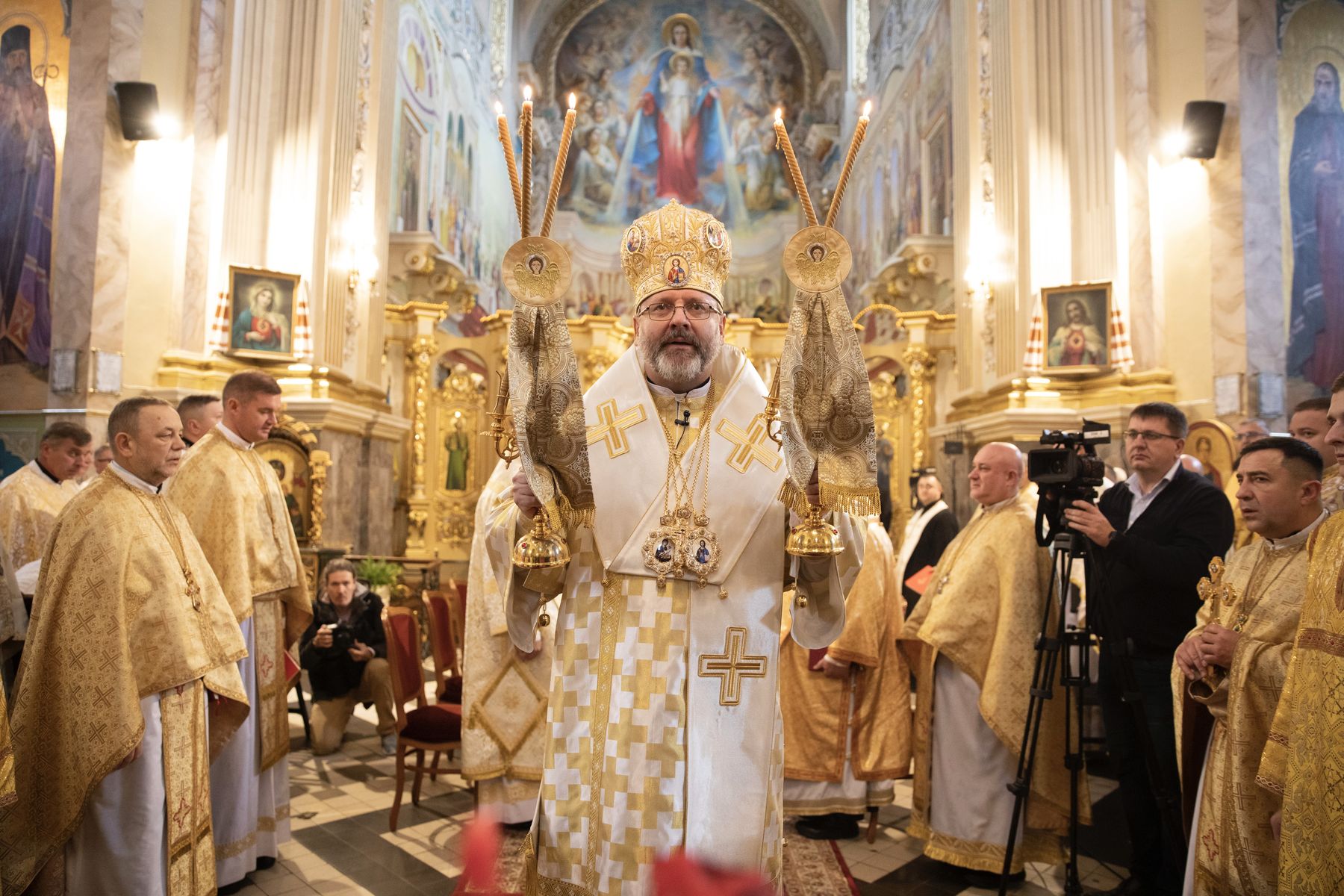 Today Christ says: I am killed with you, I am near. Your wounds become Mine, — His Beatitude Sviatoslav in Ternopil