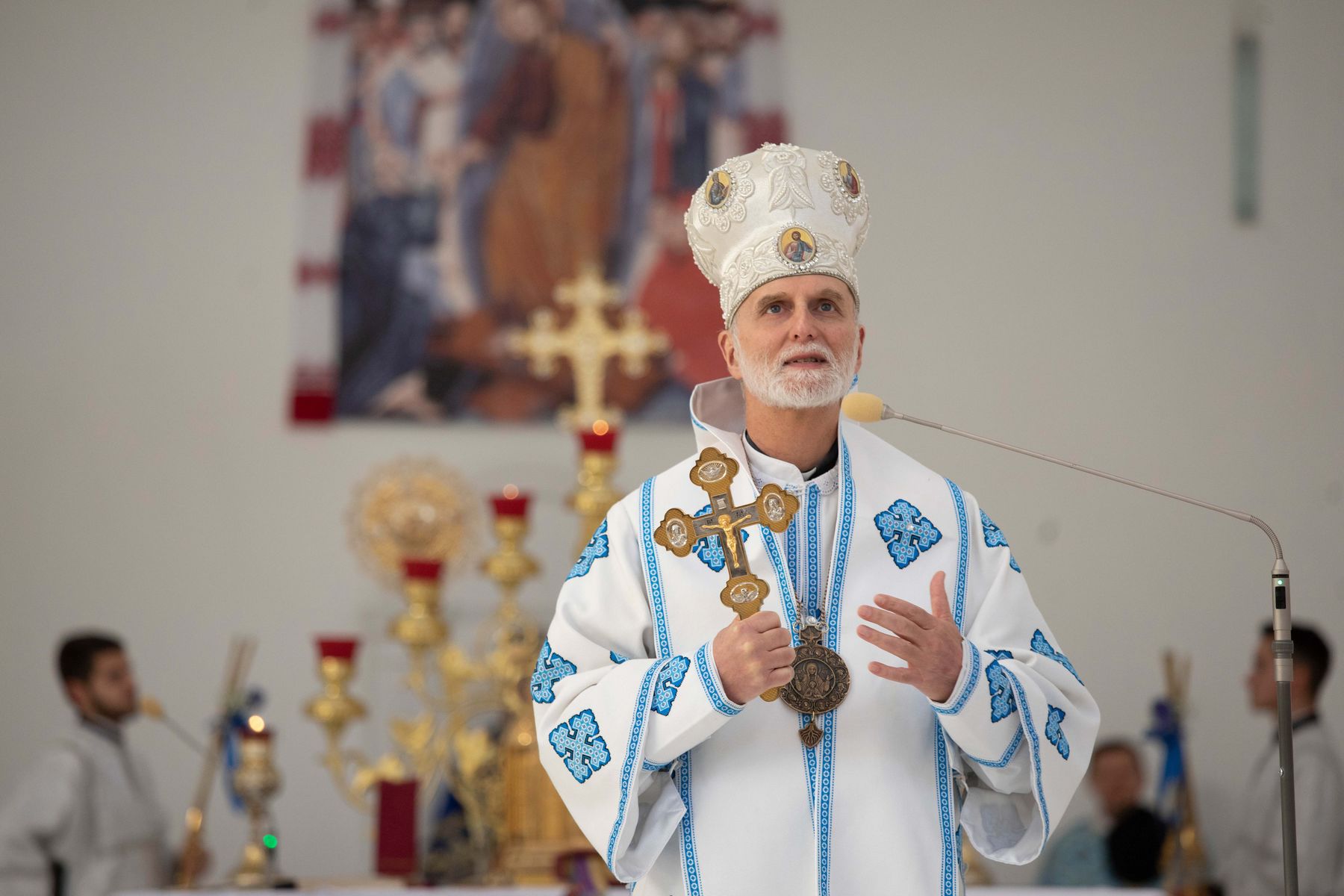 Блаженніший Святослав привітав митрополита Бориса Ґудзяка з 65-річчям