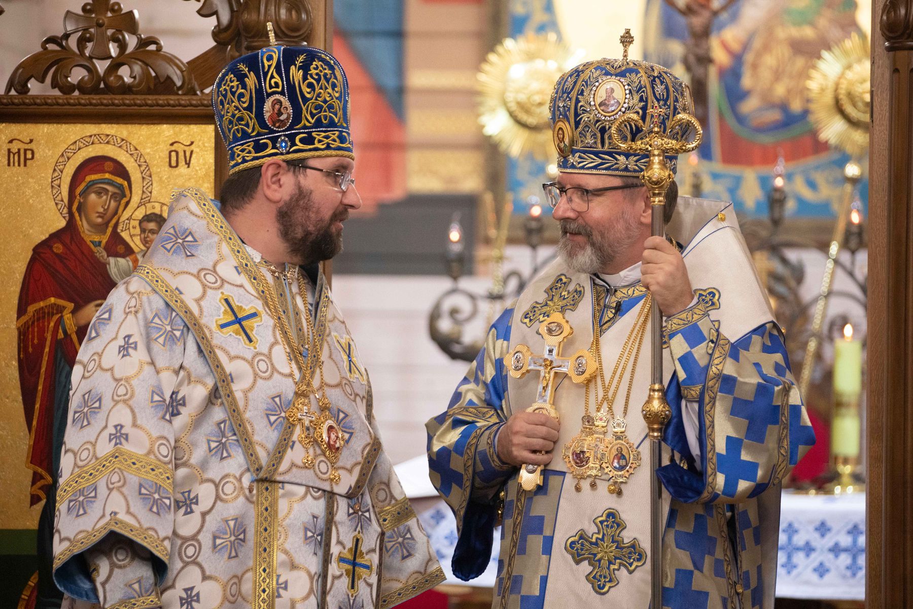 «Перебуваючи в горнилі воєнних дій, Ви потішаєте Божий люд словами вічного Євангелія», — Глава УГКЦ до владики Максима Рябухи