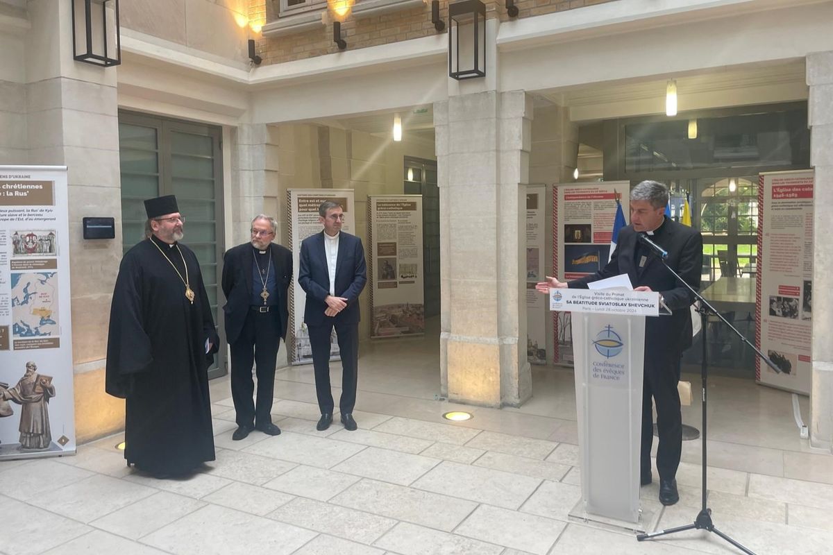 “Your Struggle Is a Struggle for the Freedom of Europeans” — President of the French Bishops’ Conference to the Head of the UGCC