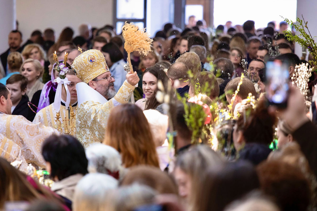 “Today, Ukrainian youth say to Christ: Hosanna! You are my Savior! You are the secret of my resilience!”: His Beatitude Sviatoslav on Palm Sunday