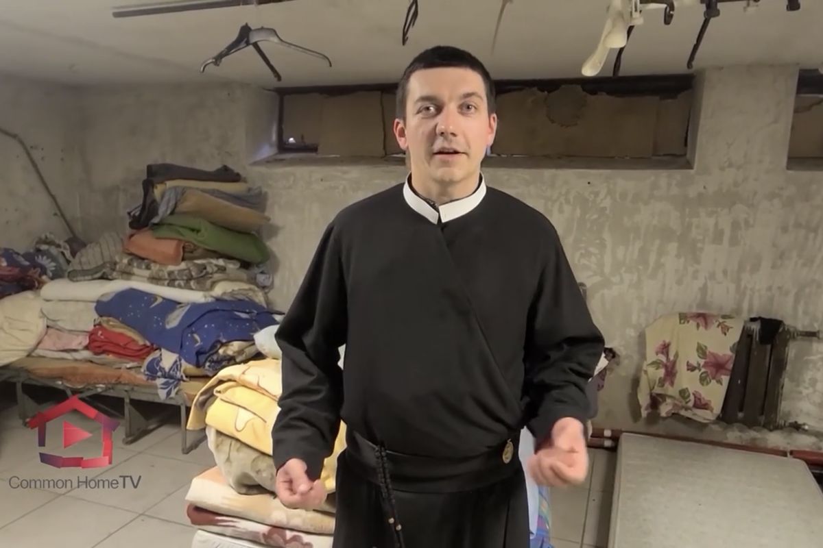 Common Home TV made a story about Redemptorists who survived the siege of Chernihiv