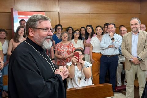 Глава УГКЦ на зустрічі із представниками організації «Церква в потребі»: «Бути свідками правди і джерелом надії для людей, які страждають»