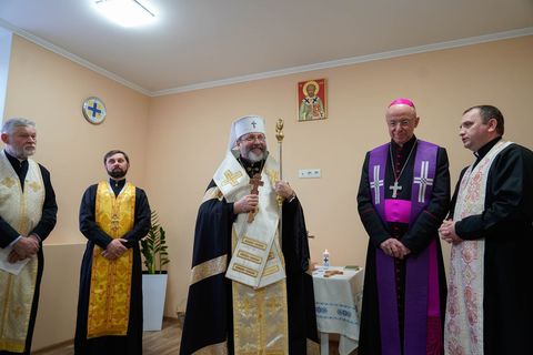 His Beatitude Sviatoslav Consecrates the Caritas Social Center in Kyiv: “This Day Crowns Many Years of Work”