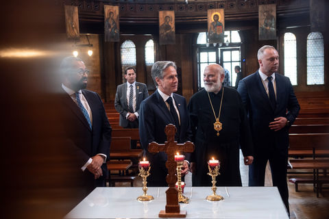 US Secretary of State and UK Foreign Secretary visit UGCC Cathedral in London