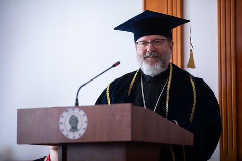 Слово Блаженнішого Святослава під час вручення йому звання доктора Honoris causa Українського державного університету імені Михайла Драгоманова