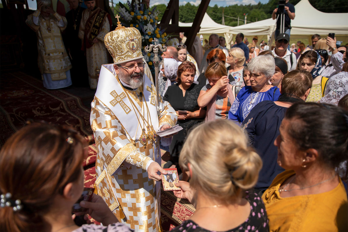 Блаженніший Святослав у Страдчі: Господь Бог кличе кожного з нас до особистого зусилля в боротьбі за перемогу