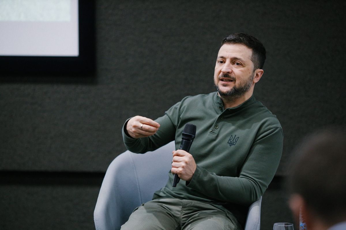 President of Ukraine Volodymyr Zelensky Meets with UCU Students