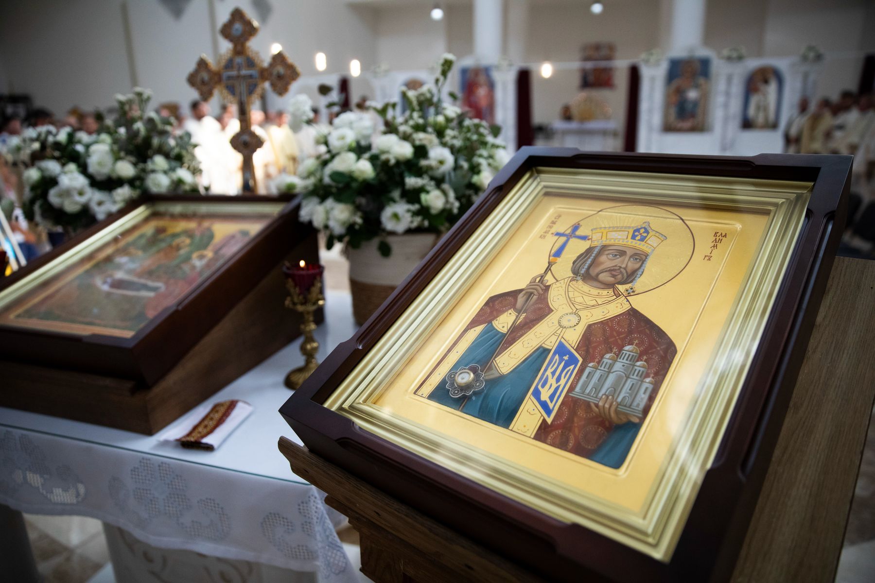 Всецерковне паломництво ікони з мощами Святого Володимира Великого розпочалося з Києва