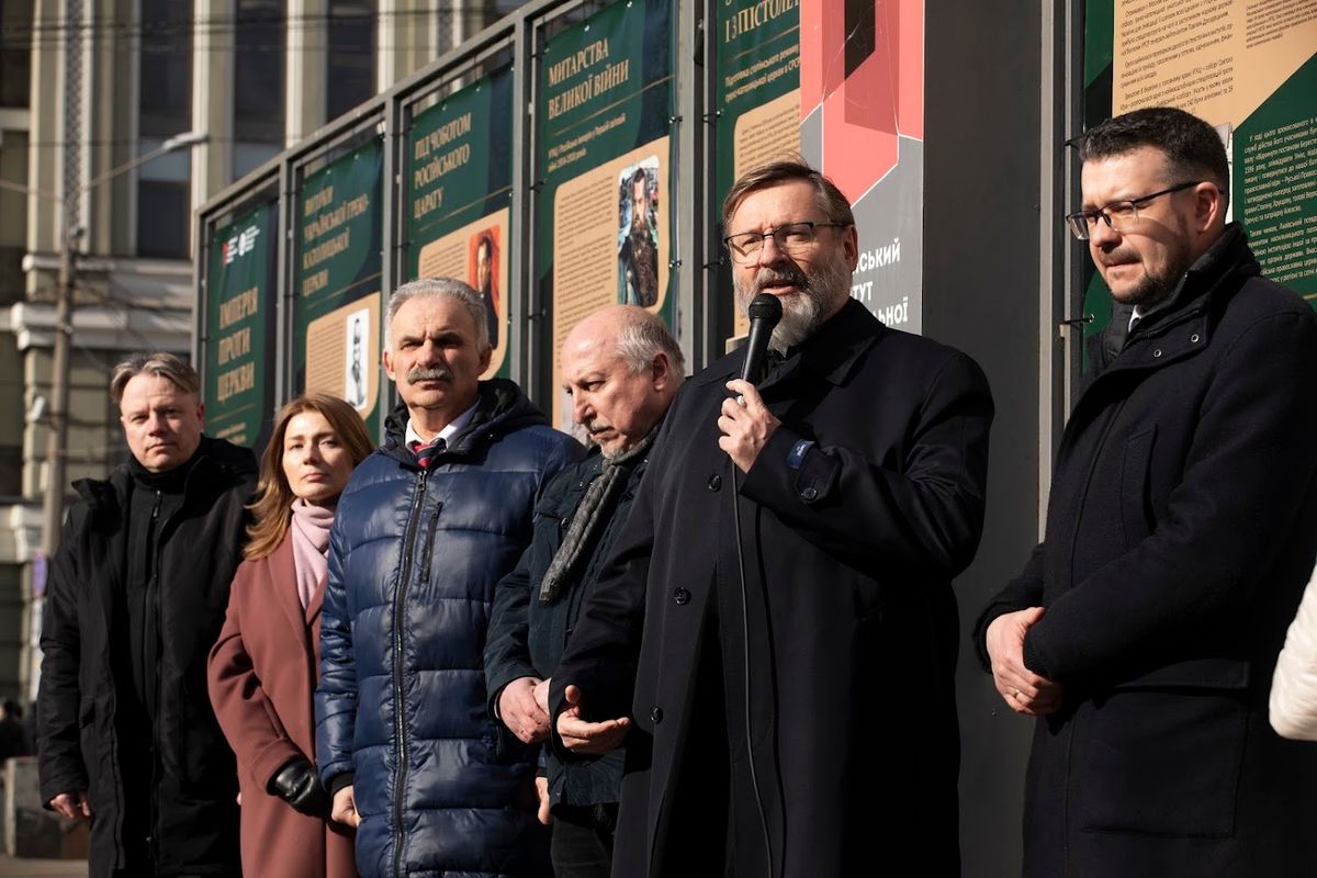 «Нас знищити неможливо, бо ми — народ, який вірить у Воскресіння», — Глава УГКЦ на відкритті виставки до 80-річчя Львівського псевдособору