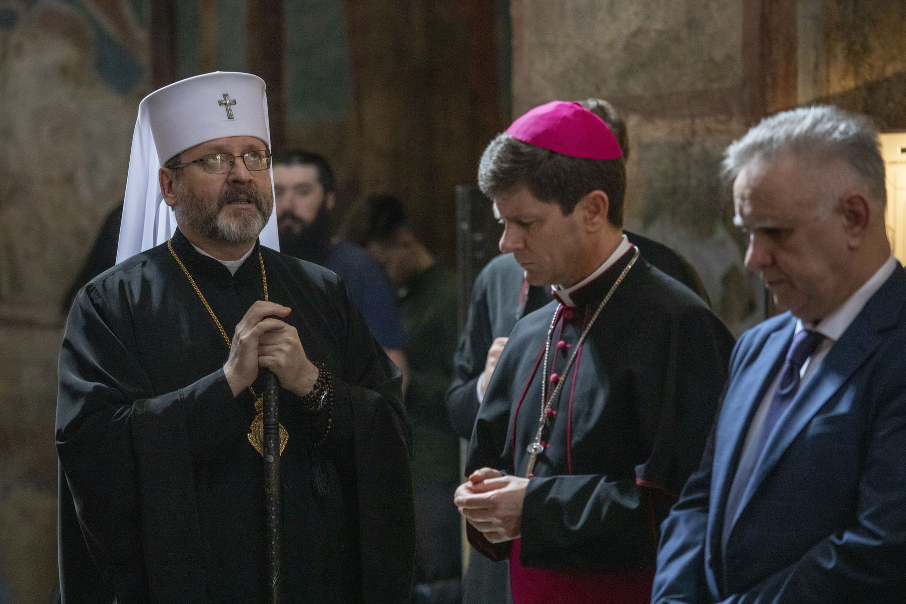 On the Day of Ukrainian Statehood, religious leaders prayed for Ukraine in Sophia of Kyiv