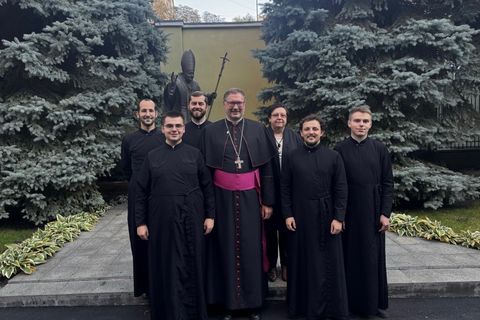 Семінаристи Київської духовної семінарії відвідали Апостольську Нунціатуру в Україні