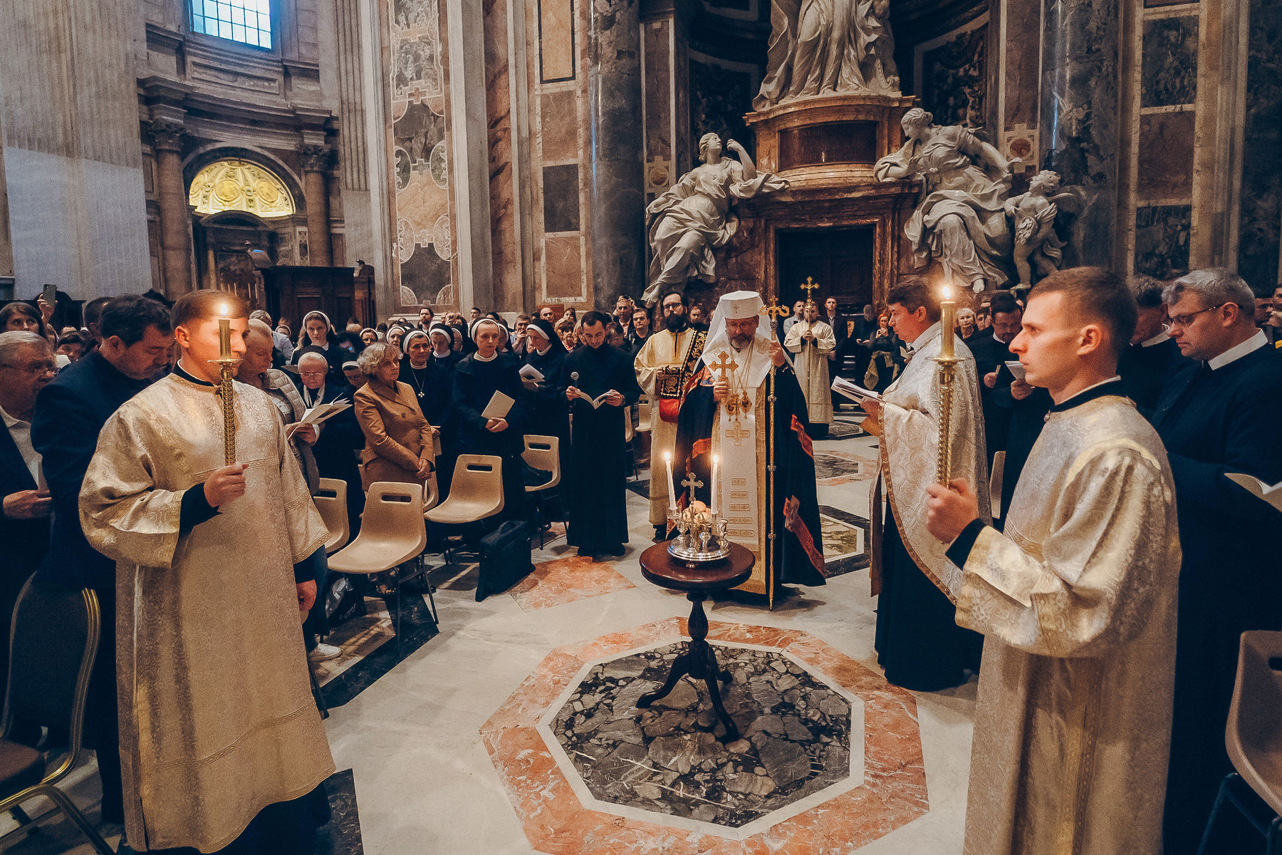 Head of UGCC led Vespers with Litany in Vatican on the occasion of the 400th anniversary of the martyrdom of St. Josaphat