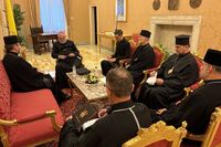 Зустріч членів Постійного Синоду з архиєпископом Полом Річардом Ґаллаґером