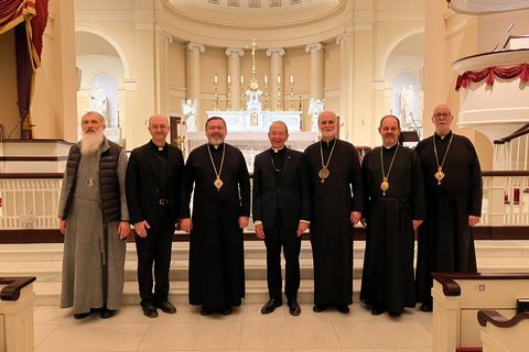 His Beatitude Sviatoslav Visits Baltimore, the First Episcopal Center of the Catholic Church in the United States