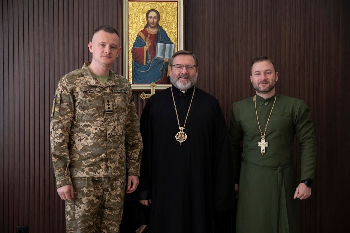 UGCC Head Meets with Chief of Military Chaplaincy Service of the Armed Forces of Ukraine