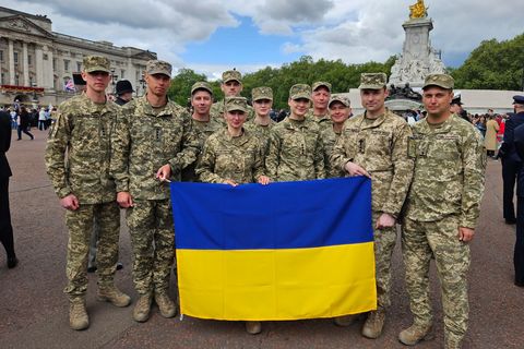 Військовий капелан УГКЦ представив Україну на параді до 80-річчя Дня Перемоги в Європі у Лондоні