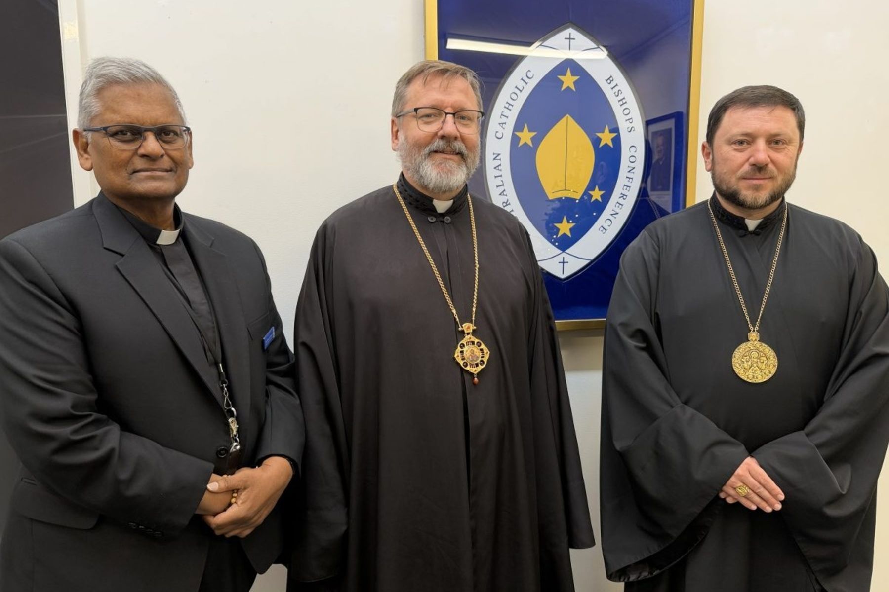 Ukrainian bishops visit Canberra for talks