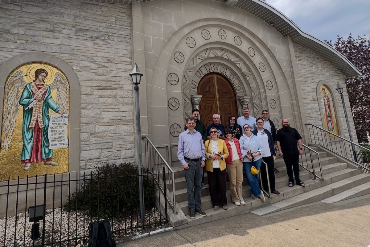 Guests from Ukrainian Catholic University Visit South Anthracite Deanery Parishes