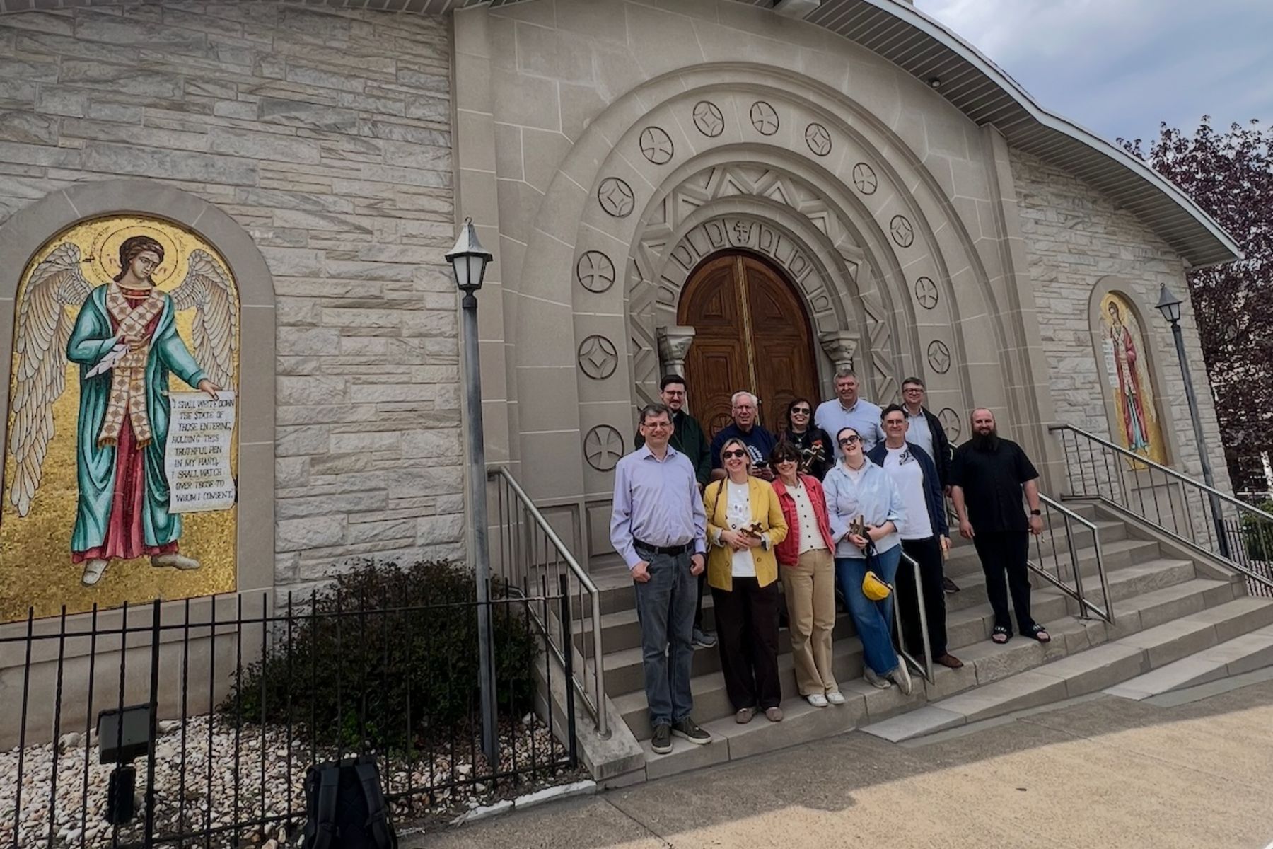 Guests from Ukrainian Catholic University Visit South Anthracite Deanery Parishes