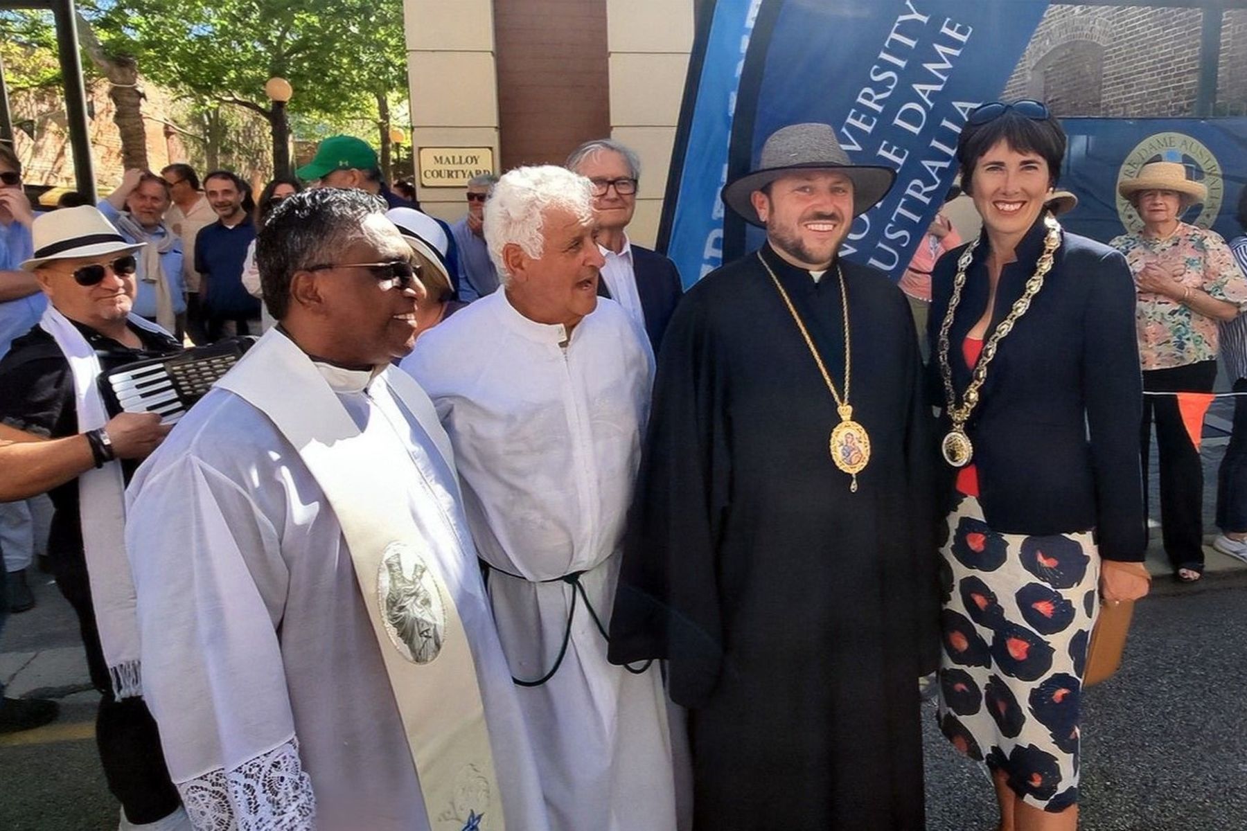 Bishop Mykola Bychok participated in the annual blessing of fleet in Fremantle