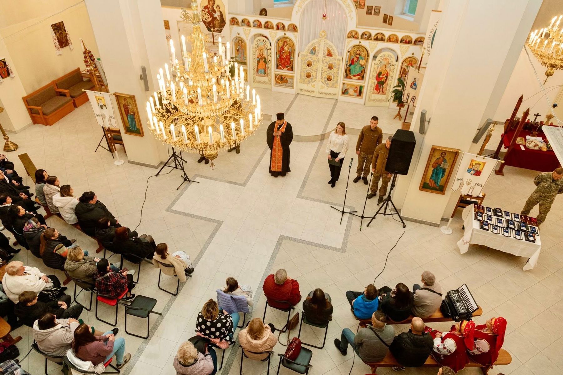 У соборі Вишгородської Богородиці відбулися урочистості до Дня захисників України