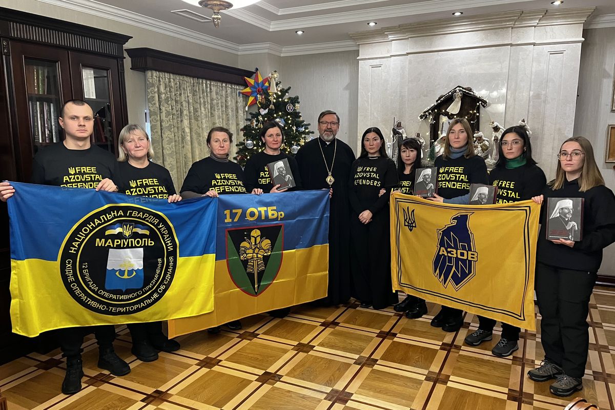 His Beatitude Sviatoslav Assures Relatives of Captured Ukrainian Defenders of Church Full Support