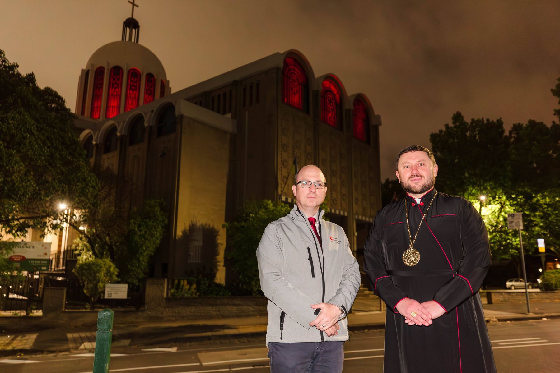 Катедральний храм УГКЦ у Мельбурні приєднався до глобальної акції ACN «Червоний листопад»