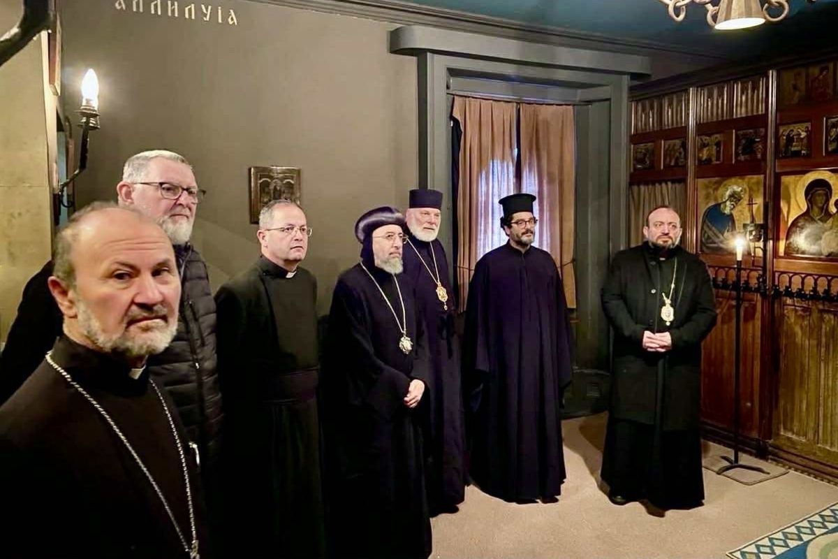 Eastern Christian bishops and clergy meet at the Monastery of Saint John the Baptist, Essex