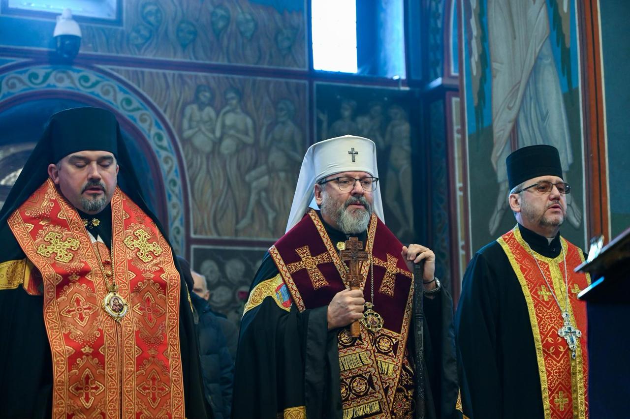 Владика Андрій Хім'як, Блаженніший Святослав, о. Олекса Петрів