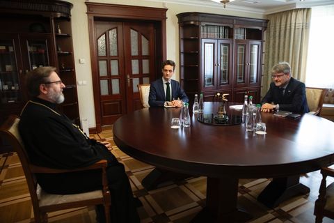 Блаженніший Святослав зустрівся з Послом Франції в Україні